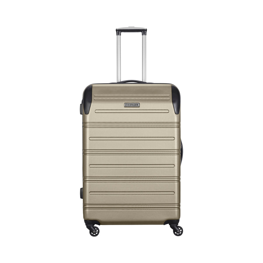 Static Large Hardside Luggage ABS Gold
