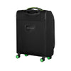 Fiero Pro Carry-on Softside Luggage Polyester Black/Green
