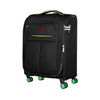 Fiero Pro Carry-on Softside Luggage Polyester Black/Green