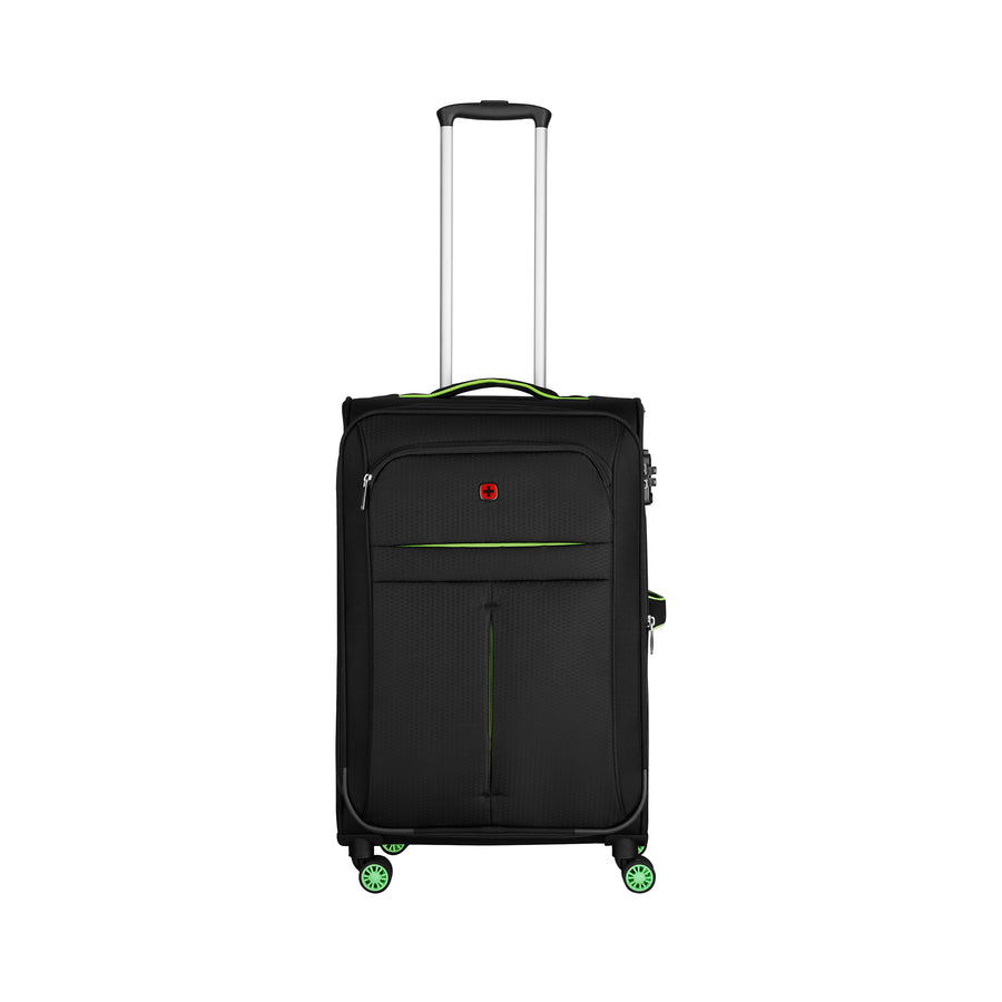 Fiero Pro Medium Softside Luggage Polyester Black/Green