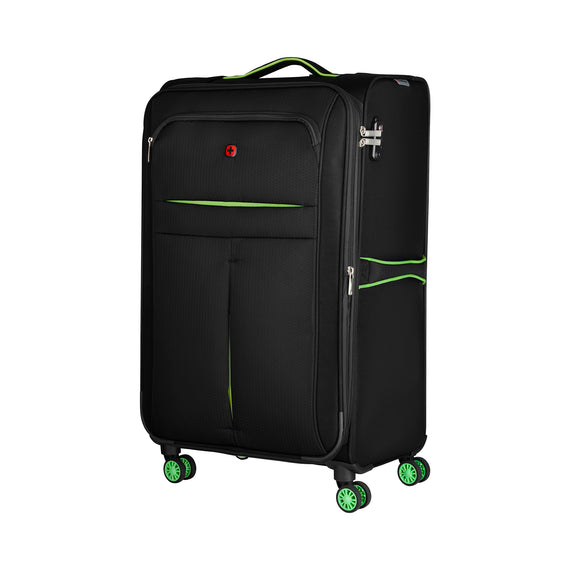 Fiero Pro Large Softside Luggage Polyester Black/Green