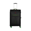 Fiero Pro Large Softside Luggage Polyester Black/Green