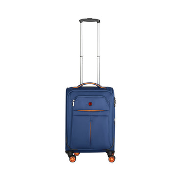 Fiero Pro Carry-on Softside Luggage Polyester Blue/Orange