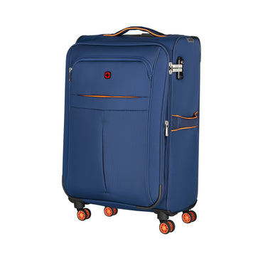 Fiero Pro Medium Softside Luggage Polyester Blue/Orange