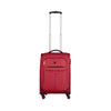 Fiero Pro Carry-on Softside Luggage Polyester Red/Black