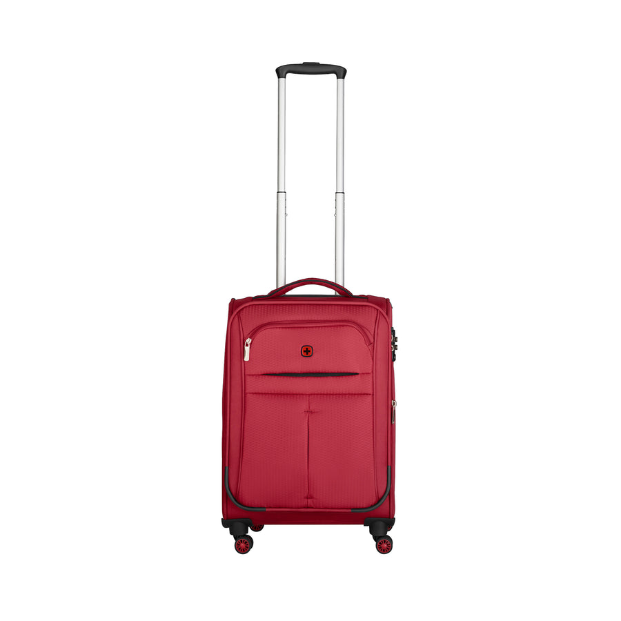 Fiero Pro Carry-on Softside Luggage Polyester Red/Black
