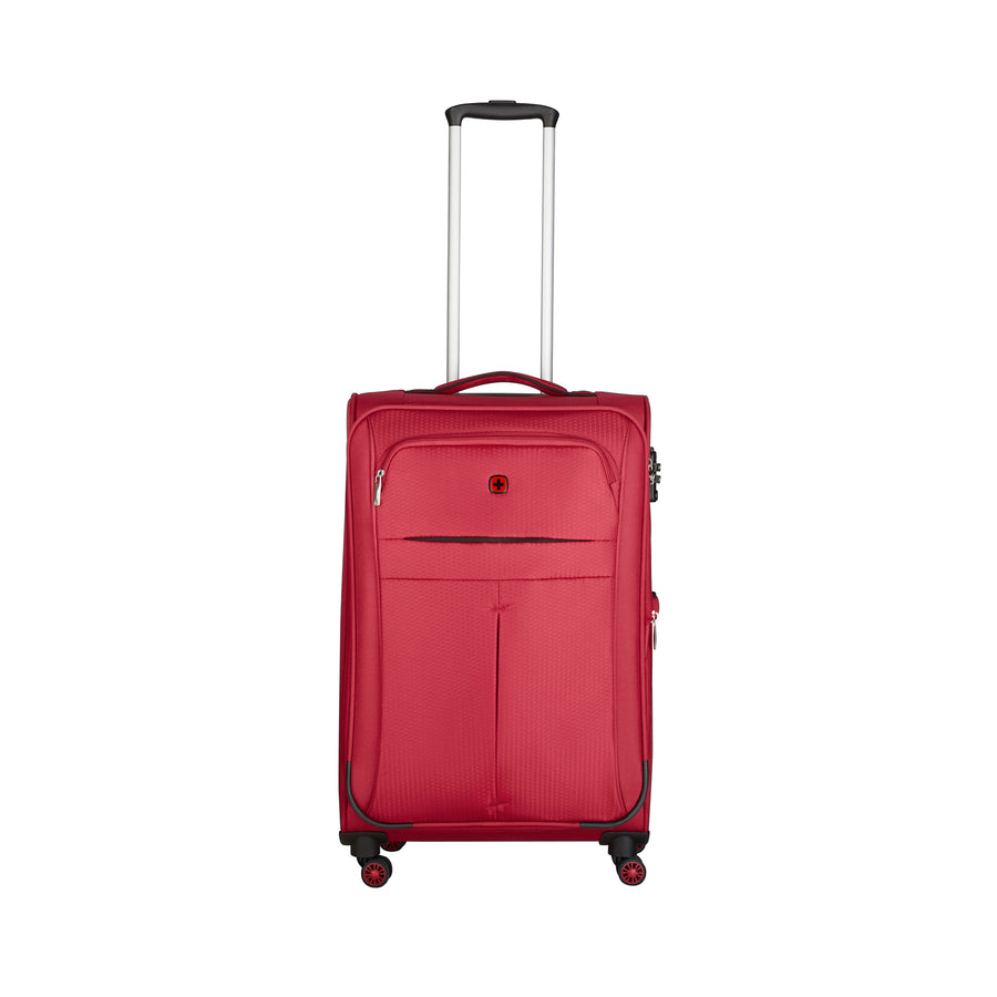 Fiero Pro Medium Softside Luggage Polyester Red/Black