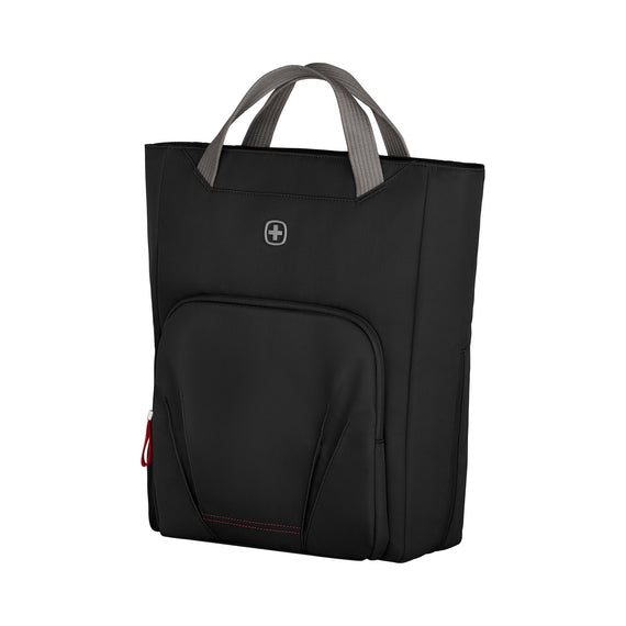 Motion, Motion Vertical Tote Bag, Chic Black
