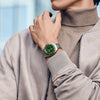 Executive 40 mm,  Green Dial, SS Bracelet, Men's Watch