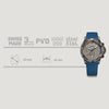 Seaforce Chrono  43 mm, Grey Dial, Blue Silicone Strap, Men's Watch