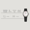 City Sport  34 mm, White Dial, Silicone Strap, Women's Watch